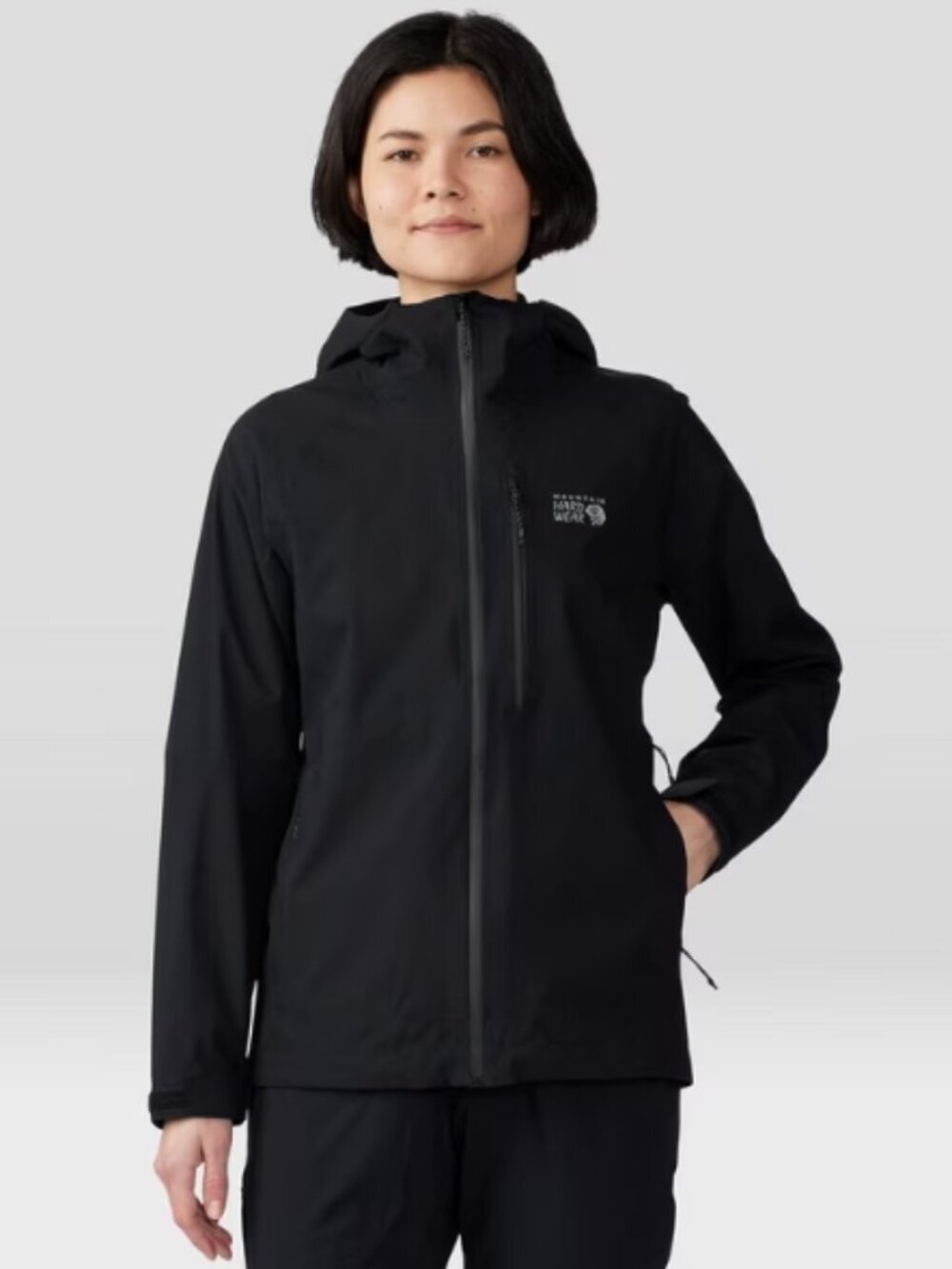 MOUNTAIN HARDWEAR Stretch Ozonic Jacket Black Size Small